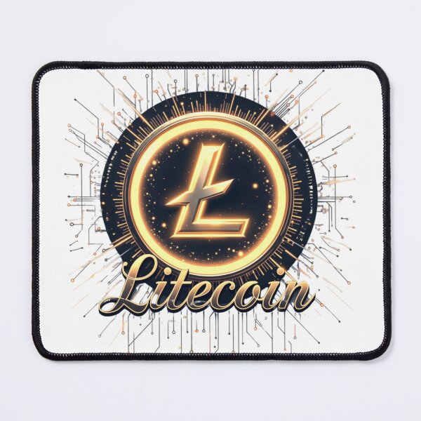 Item preview, Litecoin "Solar Surge" Radiant Crypto Tee designed and sold by TrendVoyager.