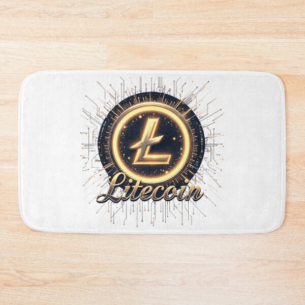 Item preview, Litecoin "Solar Surge" Radiant Crypto Tee designed and sold by TrendVoyager.