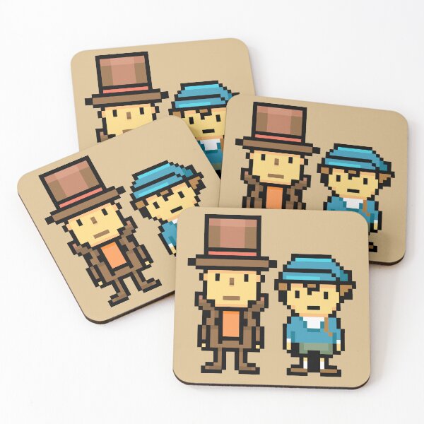 Item preview, Professor Layton and Luke Triton - London Life designed and sold by Redfoxart21.