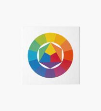 the colour wheel Art Board