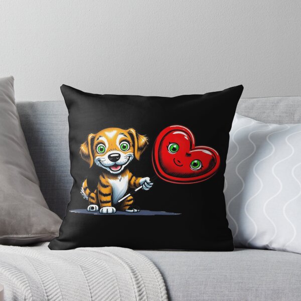 Item preview, My Heart Lolly Valentines Day Valentine's Day Cut Dog designed and sold by Design_Your_Day.