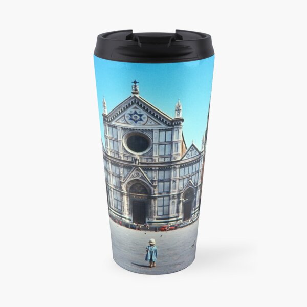 A child in Florence - Basilica of Santa Croce Travel Mug