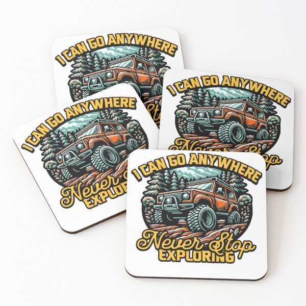 Item preview, Never Stop Exploring – Off-Road Adventure Design designed and sold by Colorten.