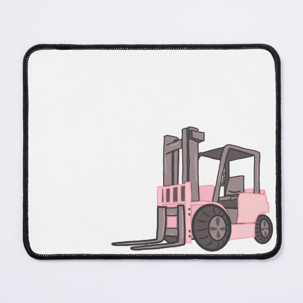 Item preview, Cute Forklift Pink (Small Print No Text) designed and sold by Sweetie-Softpaw.