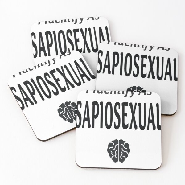 Item preview, I identify as SAPIOSEXUAL designed and sold by WitteSayings.
