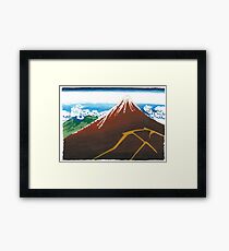HOKUSAI Mount Fuji Framed Print