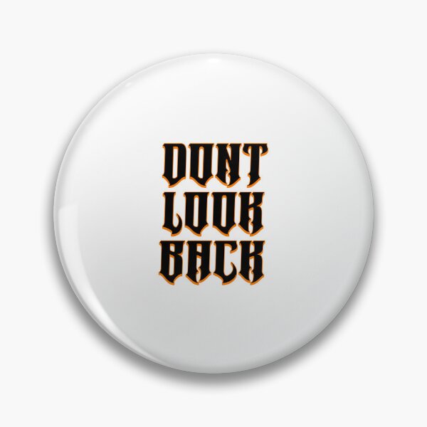 Item preview, Dont Look Back Italic Sticker designed and sold by shockart-pl.