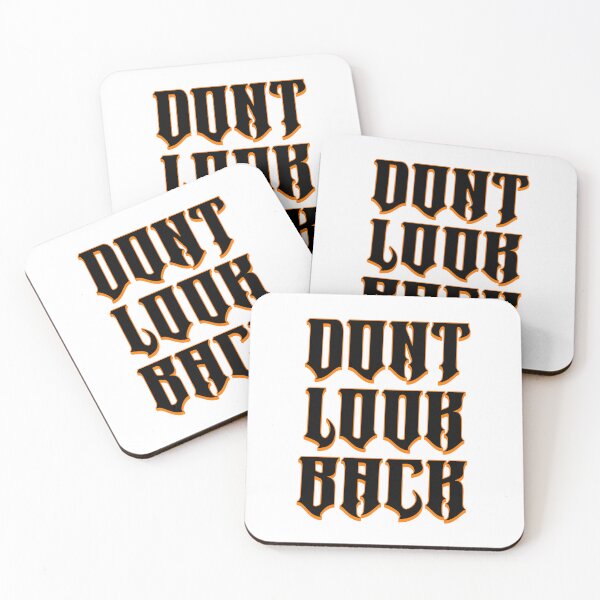 Item preview, Dont Look Back Italic Sticker designed and sold by shockart-pl.