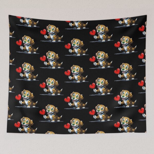 Item preview, My Heart Lolly Valentines Day Valentine's Day Cut Dog designed and sold by Design_Your_Day.