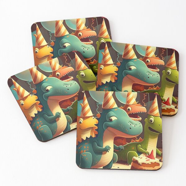 Item preview, Cute Dinosaurs Birthday Party Design designed and sold by TringTringCards.
