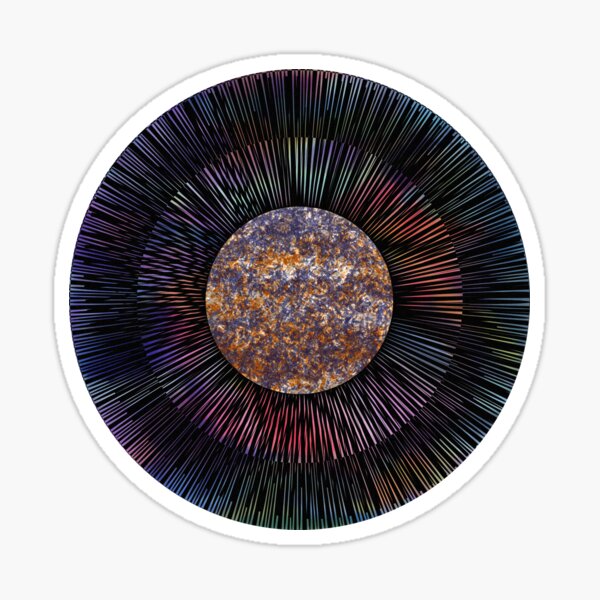 Item preview, Dynamic color circle with planet designed and sold by artoriginal.