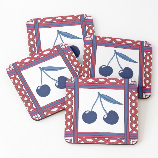 Item preview, Copy of Red Cherry  Pattern - Illustration Jemma Jamie Skidmore  designed and sold by Jemma Jamie Skidmore.