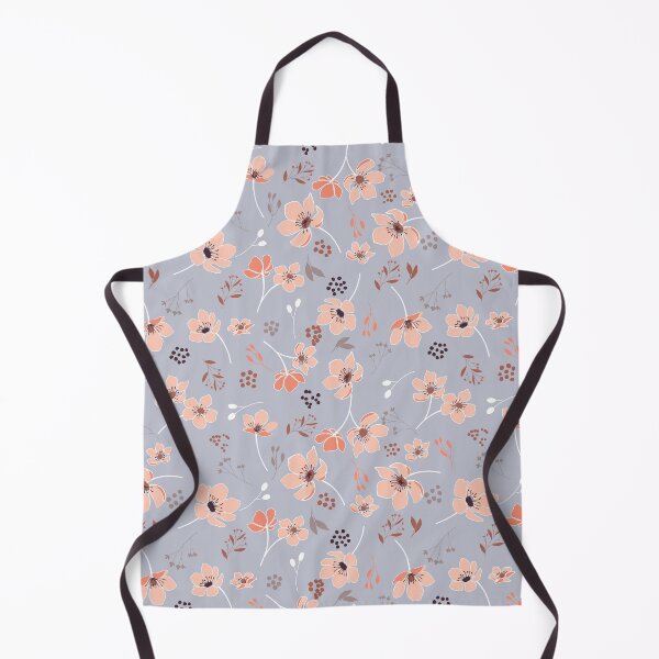 Item preview, Anemone flowers on grey background designed and sold by MistyLakeArt.