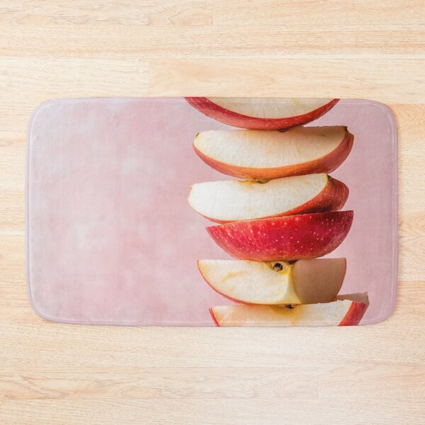 Item preview, Apple slices on pink bg designed and sold by anytka.