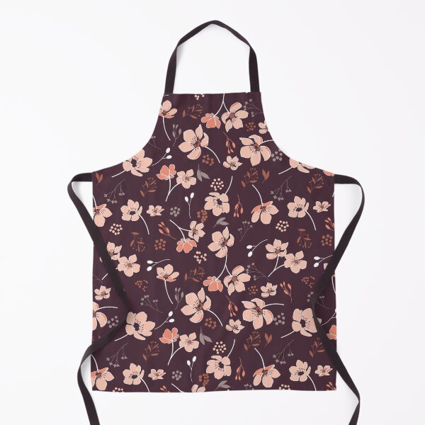 Item preview, Anemone flowers on burgundy background designed and sold by MistyLakeArt.
