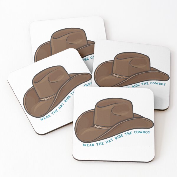 Item preview, wear the hat ride the cowboy blue designed and sold by agninmann.