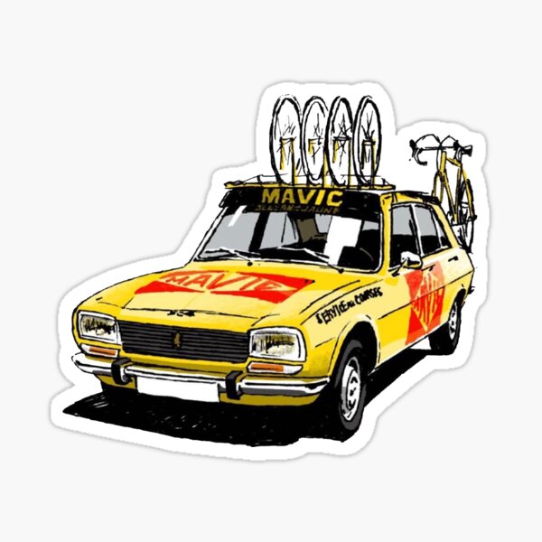 Item preview, Vintage Mavic Tour de France Car Design | Retro Cycling T-Shirt & Merch designed and sold by collectees1.