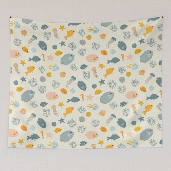Item preview, Tropical fish soft colors designed and sold by MistyLakeArt.