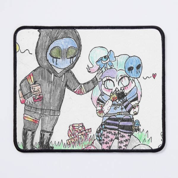 Item preview, Blind Aimee and Eyeless Jack designed and sold by HomicidalJumpscare's Spoop Shop.