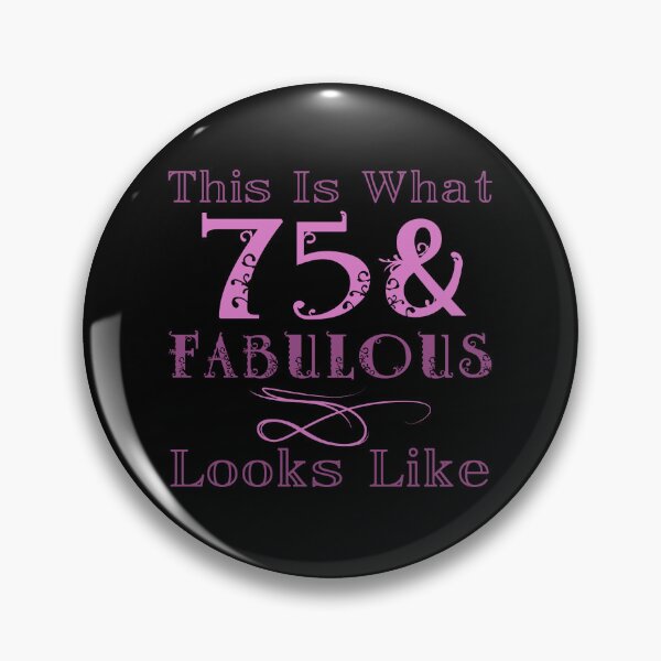Item preview, Fabulous 75th Birthday For Her designed and sold by thepixelgarden.