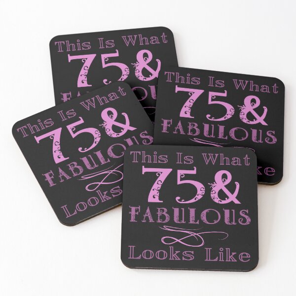 Item preview, Fabulous 75th Birthday For Her designed and sold by thepixelgarden.