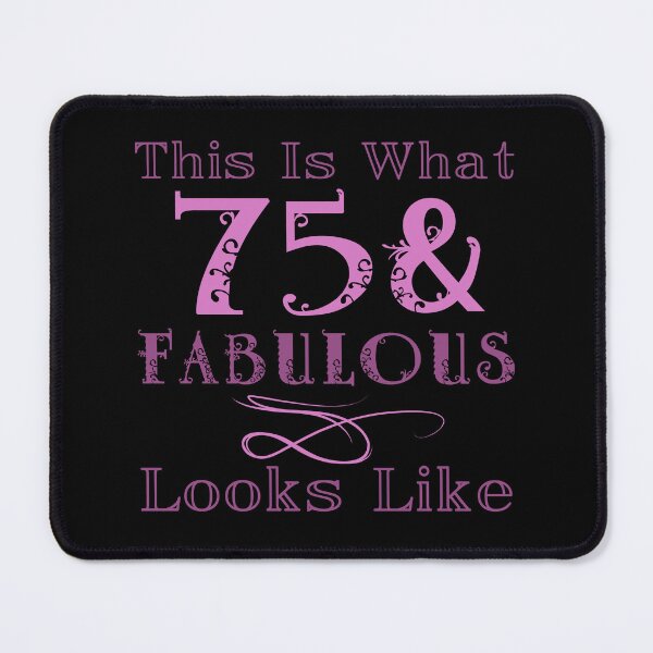 Item preview, Fabulous 75th Birthday For Her designed and sold by thepixelgarden.