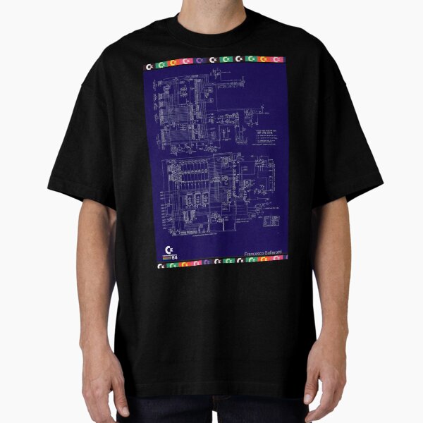 Vista previa del artículo con la obra «Esquemas de Commodore 64 para imprimir», diseñado y vendido por The 8-BIT Alchemist .