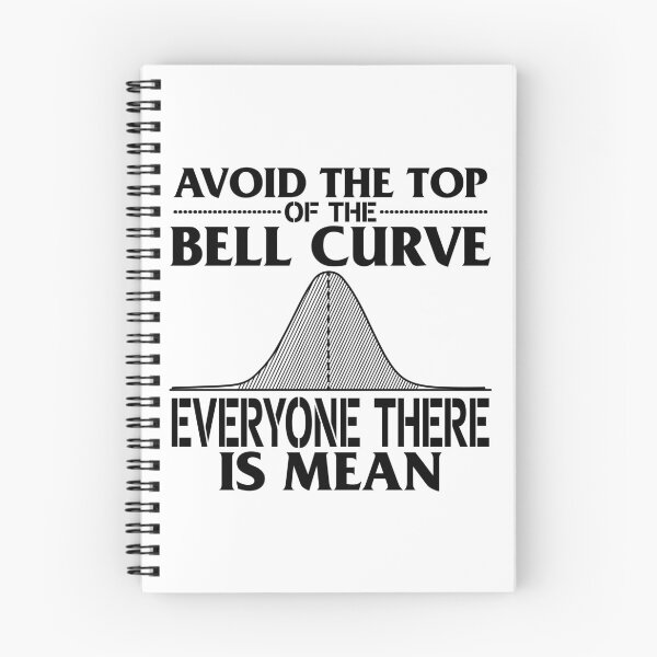 Item preview, Avoid the Top of the Bell Curve – Gift for Data Scientists and Statistics Enthusiasts designed and sold by ScienceCorner.