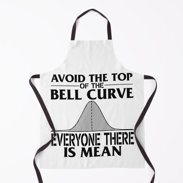 Item preview, Avoid the Top of the Bell Curve – Gift for Data Scientists and Statistics Enthusiasts designed and sold by ScienceCorner.