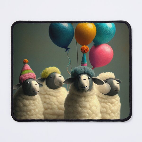Item preview, Felted Sheep Birthday Party Design designed and sold by TringTringCards.