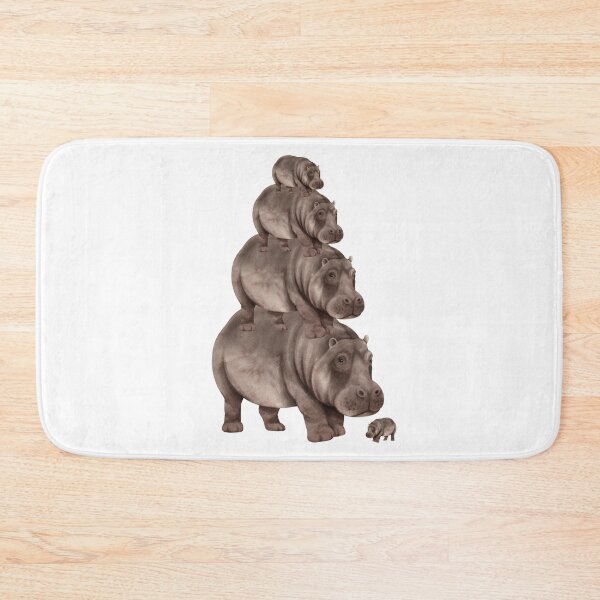 Item preview, Hippo Stack - Funny Hippos designed and sold by MALIKABO.