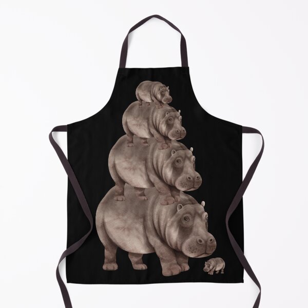 Item preview, Hippo Stack - Funny Hippos designed and sold by MALIKABO.