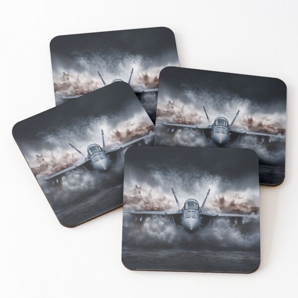 Item preview, Fighter Jet Over Water designed and sold by DigiCre8.
