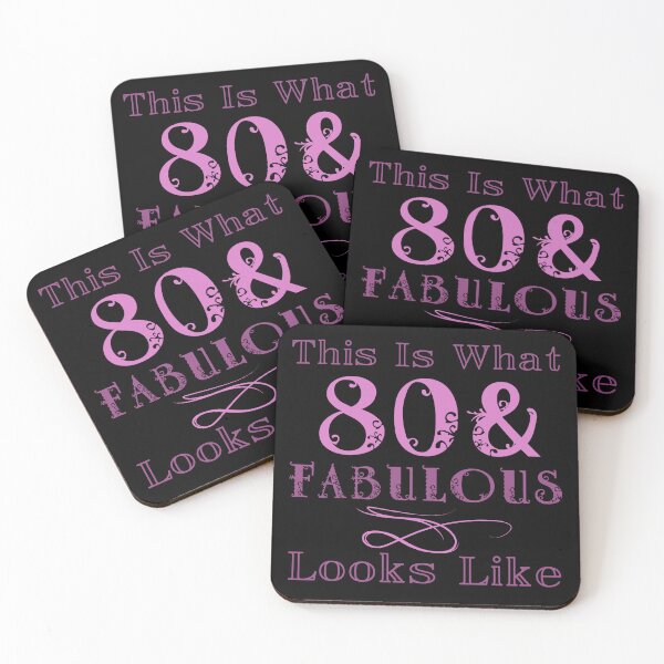 Item preview, Fabulous 80th Birthday For Her designed and sold by thepixelgarden.