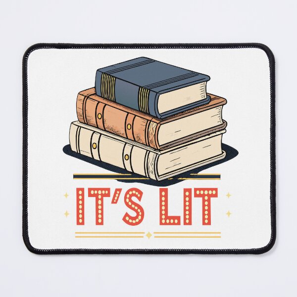 Item preview, Vintage Books It's Lit Graphic - Funny Literature Quote Design designed and sold by PunnyProducts.