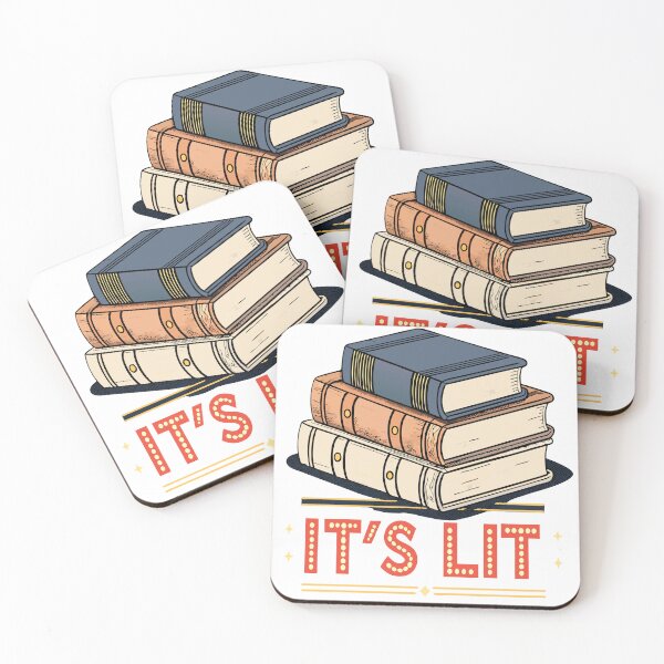 Item preview, Vintage Books It's Lit Graphic - Funny Literature Quote Design designed and sold by PunnyProducts.