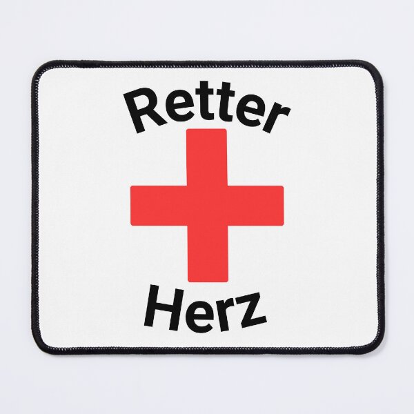 Item preview, Retter Herz Red Cross Help German designed and sold by LayersDesign.