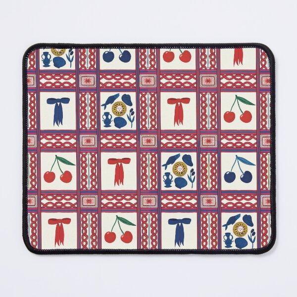 Item preview, Bow and Cherry Romance picnic Pattern - Illustration Jemma Jamie Skidmore  designed and sold by Jemma Jamie Skidmore.