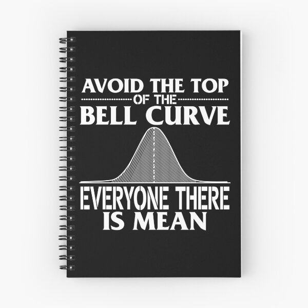 Item preview, Avoid the Top of the Bell Curve – Gift for Data Scientists and Statistics Enthusiasts designed and sold by ScienceCorner.