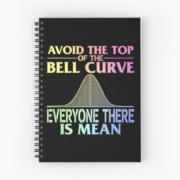 Item preview, Avoid the Top of the Bell Curve – Gift for Data Scientists and Statistics Enthusiasts designed and sold by ScienceCorner.