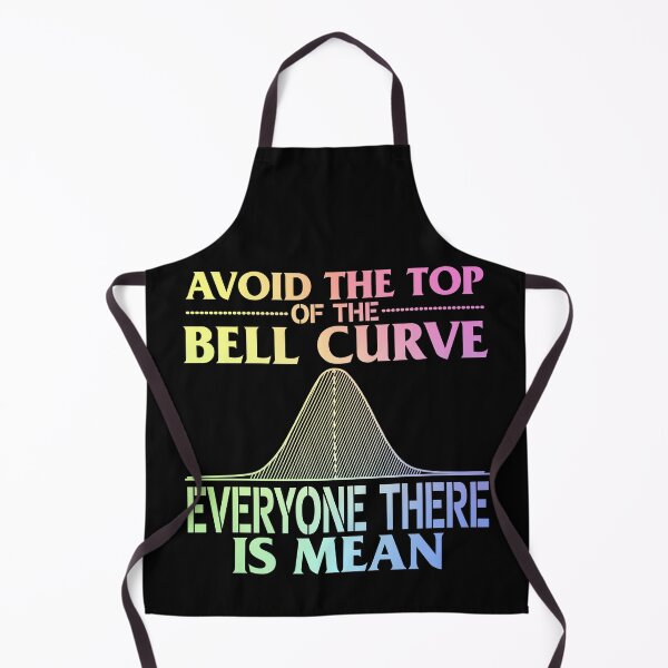 Item preview, Avoid the Top of the Bell Curve – Gift for Data Scientists and Statistics Enthusiasts designed and sold by ScienceCorner.