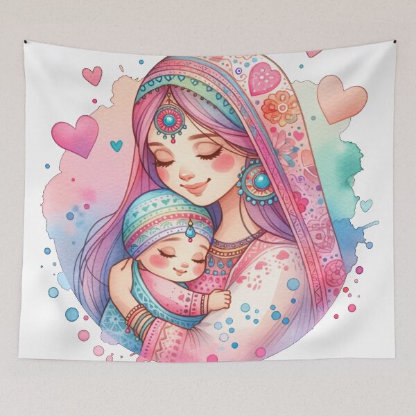 Item preview, Mom and baby Mother's Day Beautiful Heritage designed and sold by MeroroGraphics.