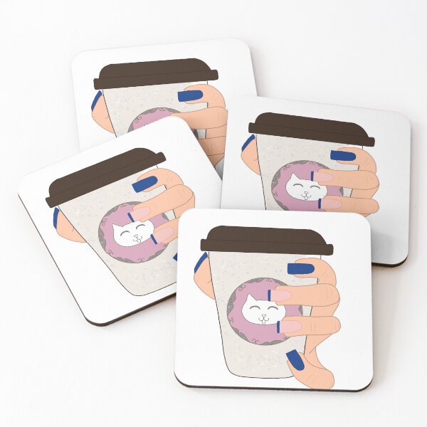 Item preview, a  sticker hand with nails and coffee designed and sold by Lupix_stickers.