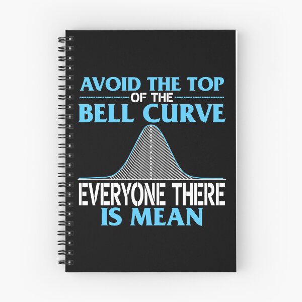 Item preview, Avoid the Top of the Bell Curve – Gift for Data Scientists and Statistics Enthusiasts designed and sold by ScienceCorner.