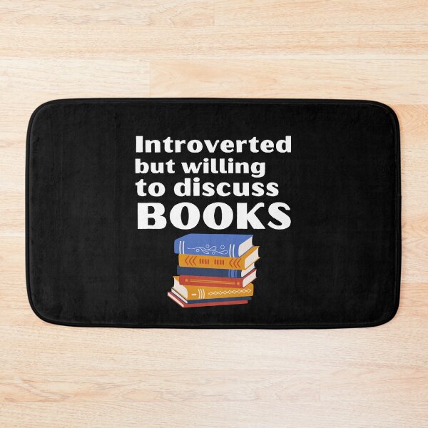 Item preview, Introverted But Willing To Discuss BooksFunny Introvert Tshirt designed and sold by OldSkullDesigns.