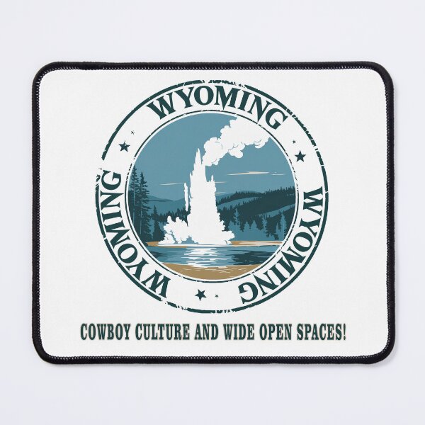 Item preview, Wyoming postal seal design designed and sold by Island Gift Lounge.