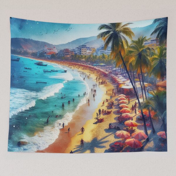 Item preview, Latino Vistas: A Celebration in Vibrant AI Watercolors, Recuerda el Verano designed and sold by El-Idioma-Bros.