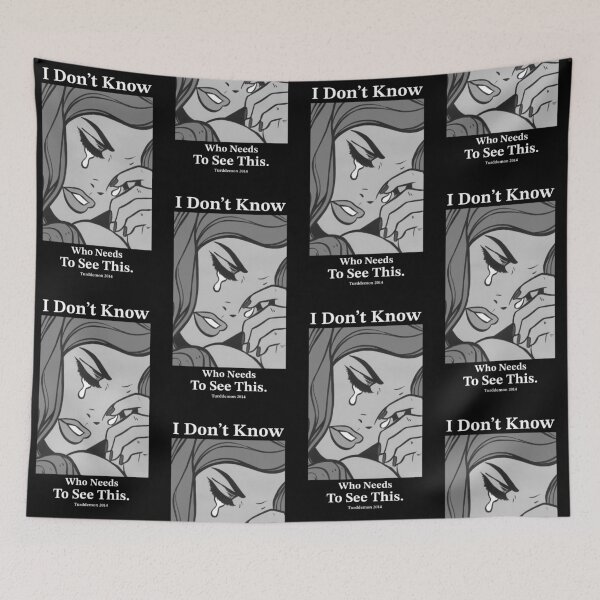 Item preview, I don’t know comic girl  designed and sold by turddemon.
