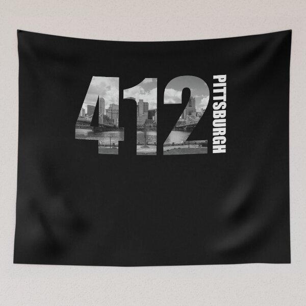 Item preview, Vintage Pittsburgh Pennsylvania 412 Area Code Day Local Pride designed and sold by Dressed For  Duty.