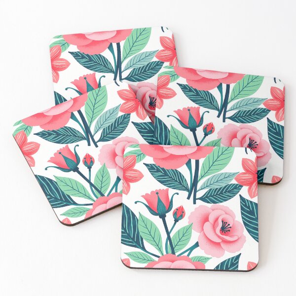 Item preview, Contemporary floral pattern designed and sold by LuOtero.